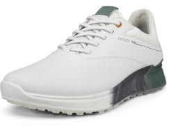 ECCO Herren M S-DREI atmungsfähige Golfschuhe - Weiss - UK 10
