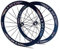 DFNBVDRR 700c Rennrad Felge Laufrad Set Hinterrad Vorderrad 50mm V-Brakes/Felgenbremse 20H Gerader Zug Dichtung LagerQR Fahrrad-Laufradsatz 8-11 Geschwindigkeit Kassette