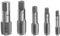 Be In Your Mind Lot de 5 tarauds filetés cylindriques BSP à 55 degrés pour tuyaux G1/8 G1/4 G3/8 G1/2 G3/4 BSP