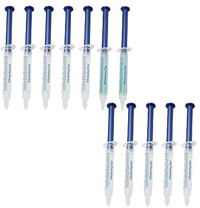 Professional Teeth Whitening Gel 10x3ml Portable avec 2x3ml Gel Désensibilisant Dentaire, pour Voyage, Domicile et Bureau