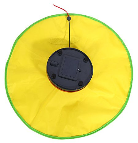 Demeras Undercover Mouse Under Blanket Cat Toy, Rotating Cat Electric Toy with Non-slip Base for Cat