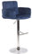 Barhocker Los Angeles Samt chrom