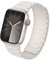 Correas magnéticas para Apple Watch de 42 mm, 44 mm, 45 mm, 49 mm, correa plegable magnética de silicona ajustable deportiva de repuesto para iWatch Series Ultra/Ultra 2 9 8 7 6 5 4 3 Se, color dorado