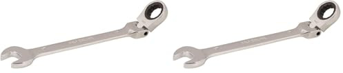 Silverline 580470 Flexible Head Ratchet Spanner 17 mm (Pack of 2)