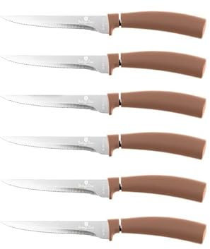 Berlinger Haus Steakmesserset 6-teilig Rosegold Metallic Line | Hochwertige Materialien und stilvolles Design