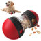 Hundespielzeug Intelligenz, Slow Feeder für Hunde zur Verbesserung der Verdauung, Rolling Feeder Hundespielzeug für Hunde zur Futterausgabe, Rot