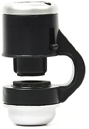 MinnowXY 30-fache Vergrößerungsglas für Handy, zum Anstecken, Mikroskop-Lupe, LED-Lichter, Mikro mit Klemme für kleine Drucke, Metall