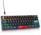 SbocKeeb Tastiera Meccanica 60%, 61 Tasti, Mini Tastiera Gaming 60 Percento Retroilluminazione, QWERTY Americana，Switch Lineari Rossi, PBT Keycaps Anti-Ghosting Compatta per PC/Mac