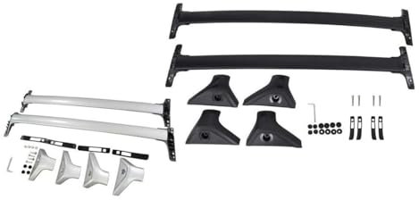 ODFSF Auto Dachträger für Toyota RAV-4 rav4 2019 2020 2021,Dachgepäckablage Schmutzabweisend Auto Gepäckträger Fahrradträger Skitrager,A/Silvery