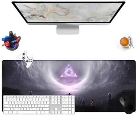 Destiny 2 Gaming Pretty Non-Slip Office Mouse Pad Textured Surface 800 x 300 x 3 mm for Gamer-Desk/Home and Laptops