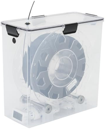 Qusedwey 3D-Drucker Filament Trockenbox Lagerung Heißluftheizung Lagerung Druckmaterial Boxhalter Feuchtigkeitsbeständig für Alle