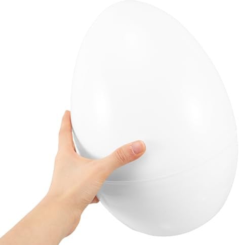 BESTonZON Extra Große Plastik-Ostereier 30 Cm Große zu Öffnende Jumbo-Plastik-Ostereier Bonbonschachtel für Tombola-Eier Zur Aufbewahrung von Süßigkeiten Spielzeug für Klassenpreise Und
