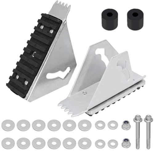 Extension Ladder Parts, Shoe kit for Extension Ladders, Aluminium Extension Ladder, Safety Extension Ladder Feet for Ladder Anti-Skid Feet Set Safe Ladder Replacement Feet Ladder Accessories Loopunk