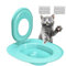 Kit de entrenamiento de inodoro para gatos, asiento de enseñanza antiadherente a prueba de fugas, de entrenamiento de materiales resistentes para transición de de gatitos, uso en