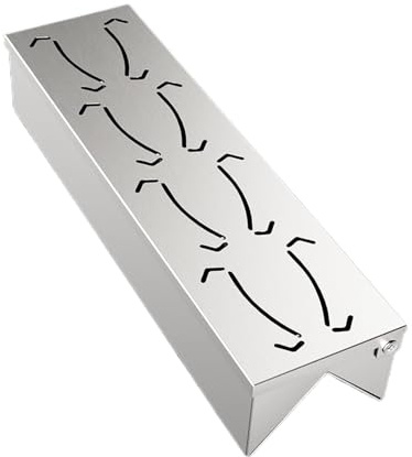 BBQ Smoker Box - Aber Barbecue Smoker Box, Grill Smokes Infuser Box | Edelstahl Grilleinsatz Mit Klappdeckel, Rauchen Holz Chipbox Für Hinterhof Grillen Cookouts Und Picknickveranstaltungen