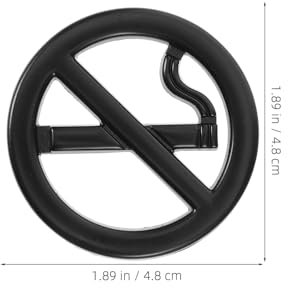 MAGICLULU Autocollant Interdiction de Fumer Panneau Avertissement pour et Installation Facile avec Adhésif Décalque Décoratif pour Décourager Tabagisme