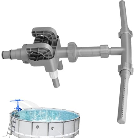Bsbkoj Gartenbrunnen Wasserfall - 360 Grad drehbares Spa-Spray-Zubehör - Wasserfall-Sprinkler-Kühler zur Kühlung von Poolwasser,für Grundstück, Hinterhof, Gartenanlage, Parkanlage, Rasenfläche,