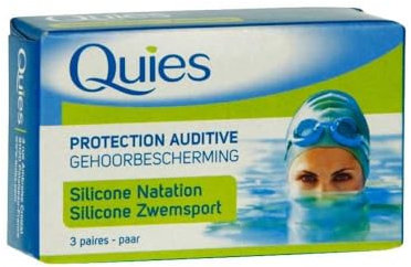 Quies-Coppia di tappi per le orecchie in Silicone, confezione da 3