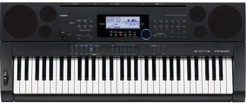 Casio CTK-6000 61tasti Black Digital Keyboard
