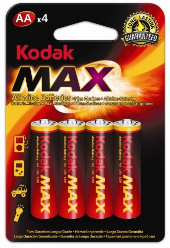 Batterie Kodak Max Alkaline Blister da AA x 4