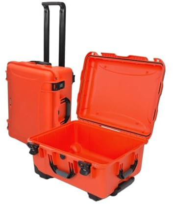 NANUK 950 Wasserdichter Hartschalenkoffer leer - Mit Rädern - Orange