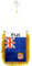 AZ FLAG - Wimpel Fidschi - 15x10 cm - Republik Fidschi Mini Flagge 10 x 15 Cm - Auto Pennant Spezielle Auto