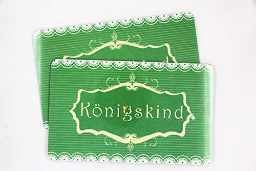 Schneidebrett Frühstücksbrett Geschenk 2-er Set Königskind