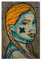 artboxONE Poster 30x20 cm Menschen EL Bocho hochwertiger Design Kunstdruck - Bild Streetart Art face