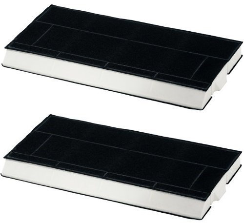 2 filtres à charbon - pour hotte aspirante Siemens LI46630, LI48932, LZ45501/Bosch DHZ4506, DHI655F, DHI645F, DHI955F/Neff DA76B, Z5144X1/Constructa/Balay/Küppersbusch/Gaggenau