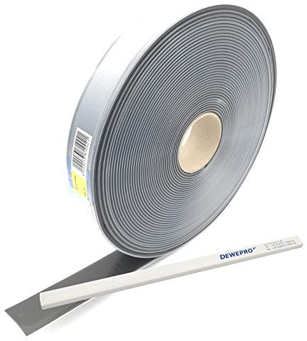 DEWEPRO MONTAPE® PE-Dichtband - Rolle a' 25m, Breite: 50mm - zur Erstellung mangelfreier Anschlussfugen und Vermeidung von Rissen - im Set inkl. 1 St Zimmermannsbleistift