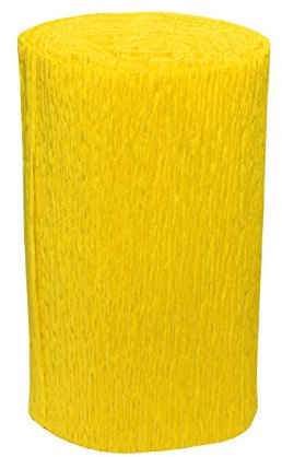 Schreiber Deko 100x Krepp Topfmanschetten Gelb 105/115 mm