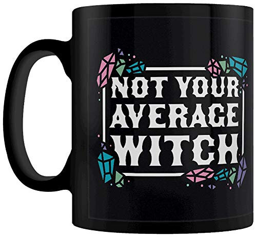 Grindstore Kaffeebecher Not Your Average Witch schwarz