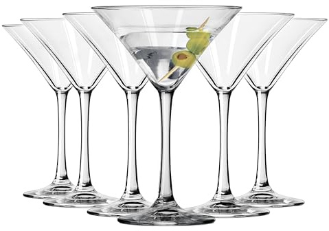 Libbey, Entertaining Essentials Martini-Gläser, 237 ml, transparent, 6 Stück