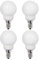 TRIJZHOU 4er Pack 3W E14 LED Glühbirnen Ersetzt 30W Nicht-Dimmbar Warmweiß 3000K 220V 230V 270Lumen G45 Klein Lampe [MEHRWEG]