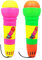 2pcs Funny Echo Microphones Microphone for Kids Durable Kids Pretend Toys Plastic Echo Mic Practical Magic Mic Toy for Birthday Graduations( Random Color)