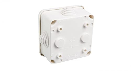 Dose n/t hermetisch blank 80x80x42mm IP44 weiß 0242-00 Elektro-plast Kernbuche 5907569155743