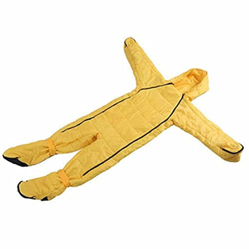 FZYE Tragbarer Schlafsack für Erwachsene mit Armbeinen für Familien-Camping-Reise-Krankenhaus-Schlafsack-Anzug für Erwachsene