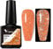 VENALISA UV Gel Nagellack Glitzer,Glitzer Gel Nagellack Helles Orange Nagelgel Shiny Reflective Glitter Gel Nail Polish Gelnägel für anfänger Nagelstudio