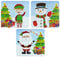 Anilas Complete Christmas Themed 10 Party Bags, Fillers & Favours – 10 Assorted Mini Christmas Jigsaw Puzzles. (Ideal for Children Aged 3-8)