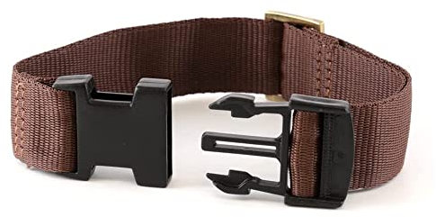 FA.Volmer ® Riemenverlängerung für unsere Gürteltaschen-Modelle Barcelona und Portland - Verlängerung um min. 26 bis max. 43 cm (braun)