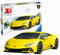 Ravensburger Lamborghini Yellow Huracan 3D Jigsaw Puzzle for Kids and Adults Age 8 Years Up - 108 Pieces - No Glue Required