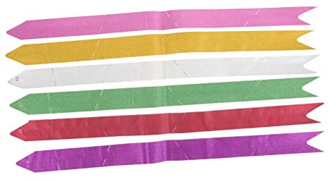 Abaodam 6stücke Zarter Zugschleifen Für Geschenkverpackung Wiederverwendbares Schleifenband Für Geschenkeboxen Blumenschmuck Für Hochzeitstische Und Partydekorationen