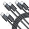 LISEN 3-Pack USB C Charger Cable 2M, 60W USB C to USB C, iPhone 15 Charger for iPhone 15 Pro Max, iPad Air/Pro 2024, iPad Mini, MacBook, Samsung S24, Google, Pixel
