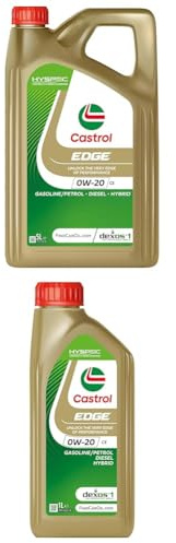 Castrol Bundle | Castrol EDGE 0W-20 C5 Motoröl, 5L + 1L