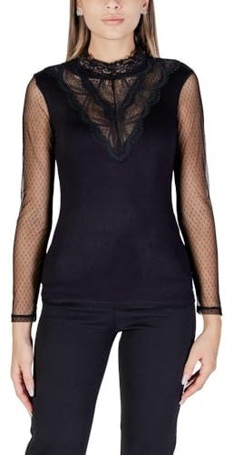 Morgan 242-TGLYDE T-Shirt, Noir, S Femme