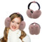 Justay Comf Ohrenschützer Damen Ohrenwärmer Verstellbarer Winter kuscheliger Earmuffs Warme Toll Geschenk für Frauen, Rosa