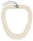 Greabuy Collane da donna, collana a strati con perle finte, bigiotteria a 3 strati con perle finte e ciondolo a girocollo, come da immagine