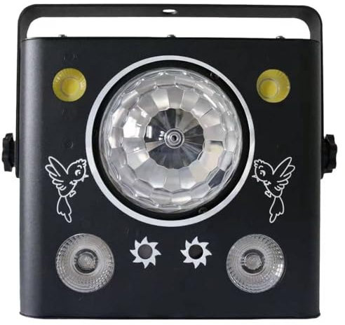 Areyourshop Discolicht Partylicht 5-in-1 für DJ Disco Party,DMX512 RGB Projektor Scanner Lichter, Farbwechsel Effektlicht mit Fernbedienung, Master/Slave, Musiksteuerung, für Club, Bar, KTV, Bühne