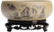 Bowl Lotus, plante en céramique Round 6.5 dans Dia Decorative Chinese Style Bowl Planter avec jardinage Base Bureau Peinture à encre extérieure / Grands Planter Planter pour balcon de patio à la mais