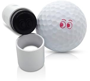 SWVL Sports Eyes Golfball-Stempelmarker, Rot